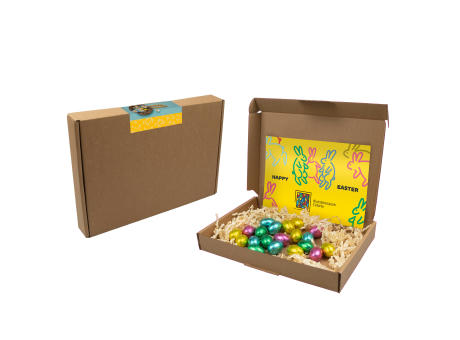 Product image Schachtel mit Ostereiern im Nest Werbeartikel