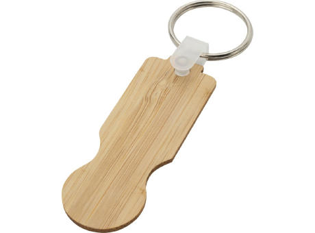 Ronan Trolley Schlüsselanhänger aus Bambus Werbeartikel