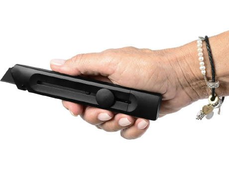 Cuttermesser "Superior Cut schwarz" Werbeartikel