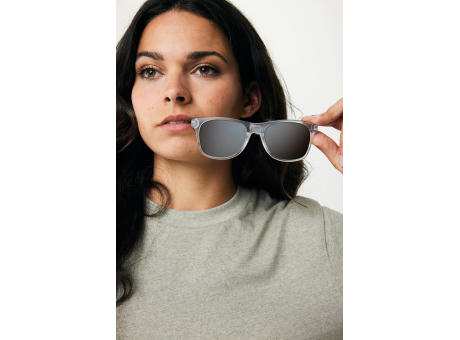Gleam Sonnenbrille aus RCS rec. PC mit verspiegelten Gläsern bedrucken