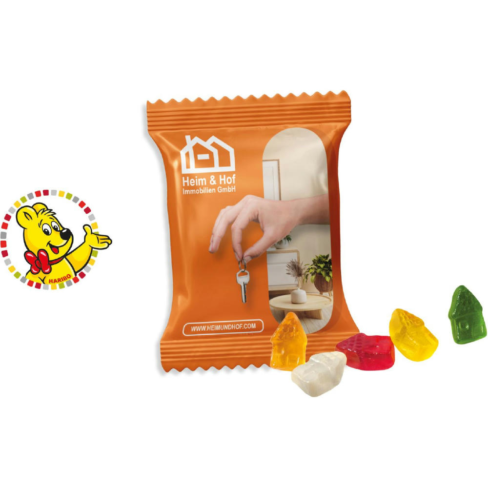 Product image HARIBO Standardformen Werbetüte, 6,5 g, Inhalt: HARIBO Häuser Werbeartikel