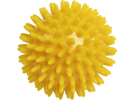 Igelball / Massageball, neutral (80mm, Gelb) bedrucken