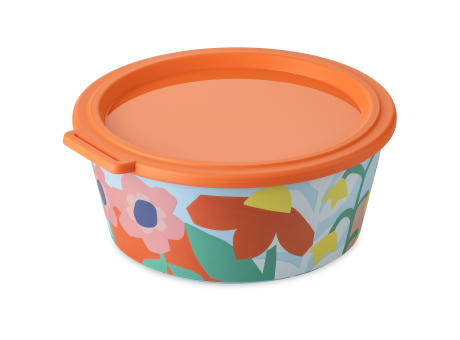 Koziol NORA BOX 1,3l BLOOMS Schale 1,3l mit Deckel Werbeartikel