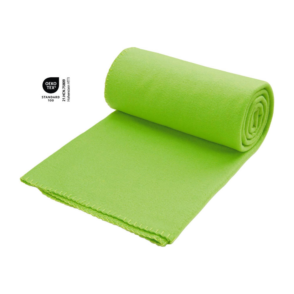 Fleecedecke Basic rot - 120 x 150 cm, 180 g/m² Werbeartikel