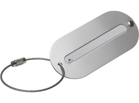 Kofferanhänger aus Metall Isa Werbeartikel