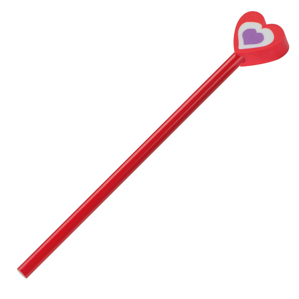 Product image Holzbleistift mit verschiedenen Radiergummiaufsätzen Werbeartikel