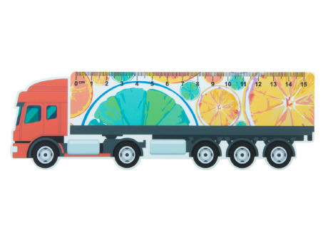 Lineal LKW, 15 cm Trucker 15 Werbeartikel