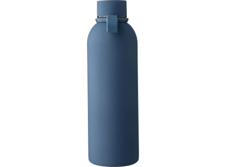 Doppelwandige Trinkflasche aus recyceltem Edelstahl (500 ml) Sena Werbeartikel