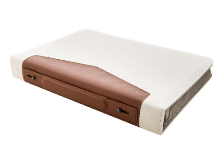 Dokumentenmappe aus recyceltem Canvas Carbasa Zip Werbeartikel