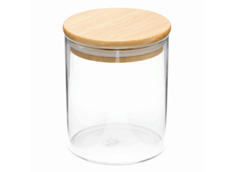ECO STORAGE S - Glas-Vorratsdose, Füllmenge ca. 450 ml Werbeartikel