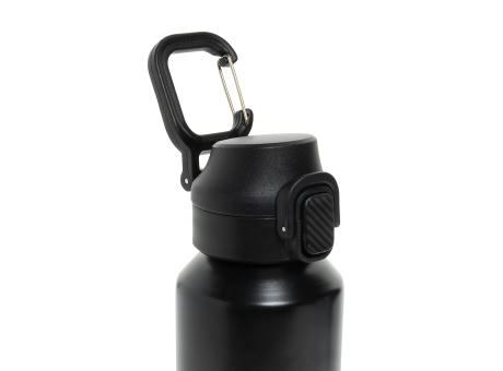 Via RCS Re-Steel Sportflasche mit Verschluss, 600ml Werbeartikel