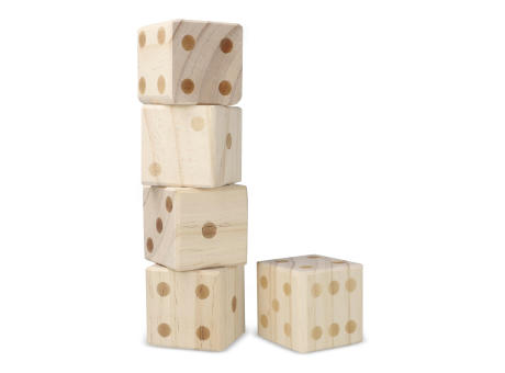 InSide Out Riesen-Würfelspiel aus Holz Werbeartikel