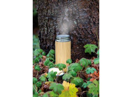 Auslaufsichere Bambus-Vakuumflasche Werbeartikel