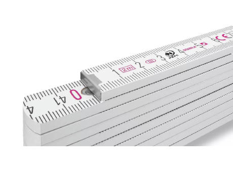 Faltbarer Zollstock aus Holz Jessica Werbeartikel