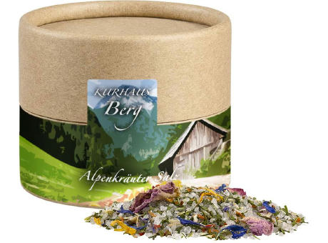 Product image Alpenkräuter Salz, ca. 50g, Kraftpapierdose Mini Werbeartikel