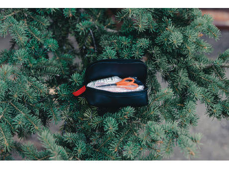 Kleines Erste-Hilfe-Set in RCS recycelter Nubuk-PU Tasche Werbeartikel