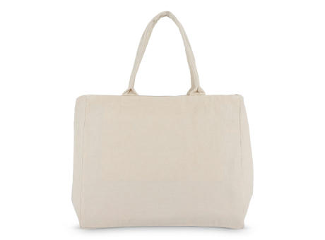 Product image Baumwoll-Tragetasche mit Reißverschluss OEKO-TEX® 39 x 24 x 34cm 320g/m² bedrucken