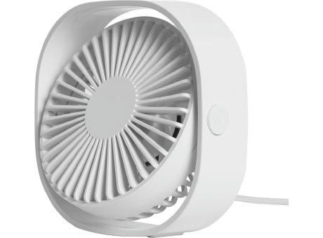 BREEZE Tischventilator mit USB- Anschluss Werbeartikel