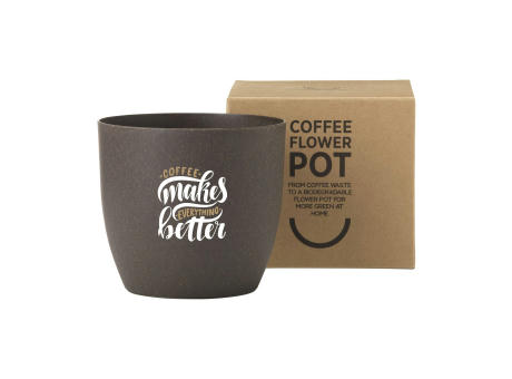 Coffee Flowerpot Blumentopf Werbeartikel
