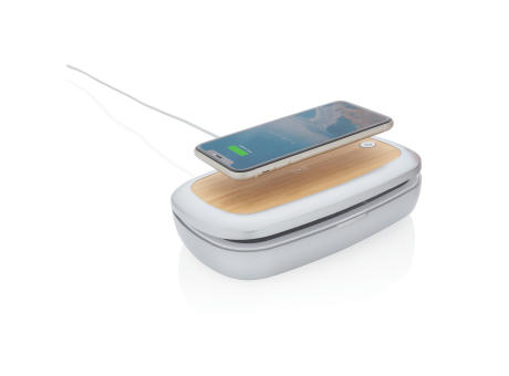 Rena UV-C Sterilisations-Box mit 5W Wireless Charger Werbeartikel