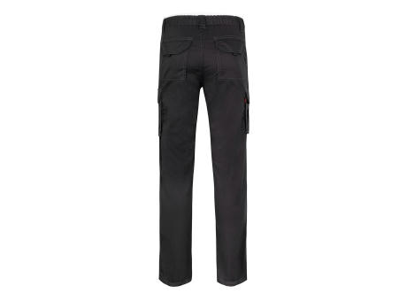 VL LUGH. Multi-Pocket-Stretchhose (240 g/m²) aus Baumwolle (46 %), EME (38 %) und Polyester (16 %) Werbeartikel