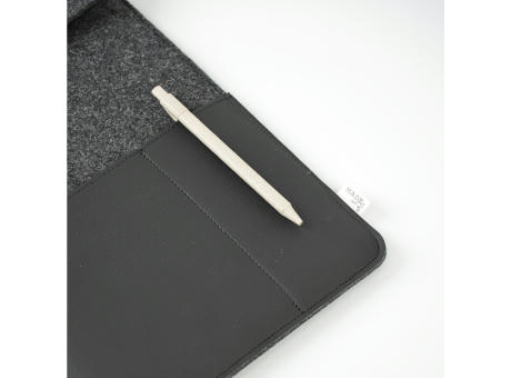 Recycled Felt & Apple Leather Laptop Sleeve 14" bedrucken