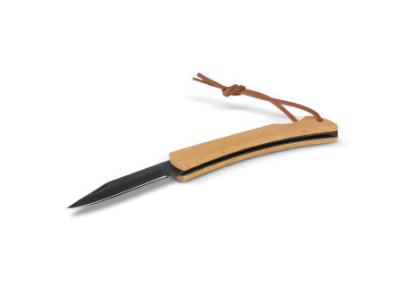 Taschenmesser aus Bambus Werbeartikel