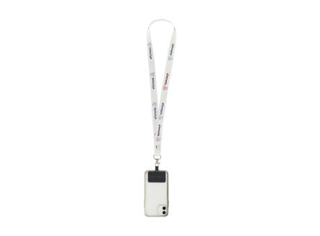 Lanyard Sublimation RPET 2 cm mit Patch bedrucken