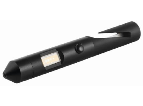 Metmaxx® LED MegaBeam Sicherheitslampe "COBSecurity" schwarz bedrucken