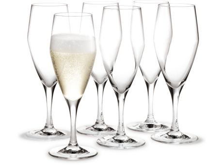 Holmegaard Perfection Champagnerglas 6er Set 23cl bedrucken
