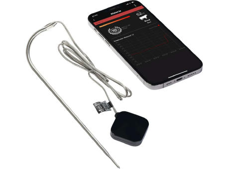 HOT Grillthermometer mit App und Wireless Temperaturfühler Werbeartikel