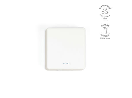 Product image Mendel Powerbank aus rABS mit 5000 mAh. Magnetisches Laden bedrucken
