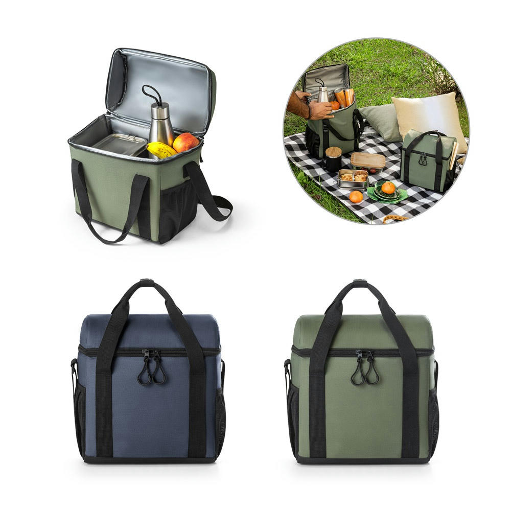 Product image ROMA M. Gepolsterte Kühltasche aus recyceltem Polyester 600D Ripstop 11 L Werbeartikel