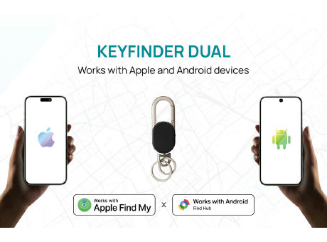 Keyfinder Dual Schlüsselanhänger mit weltweiter Ortung Werbeartikel
