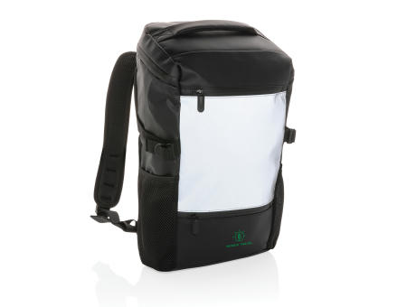 PU-Easy-Access High-Visibility 15.6" Laptop-Rucksack bedrucken