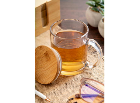 Tasse aus recyceltem Glas Strobba bedrucken