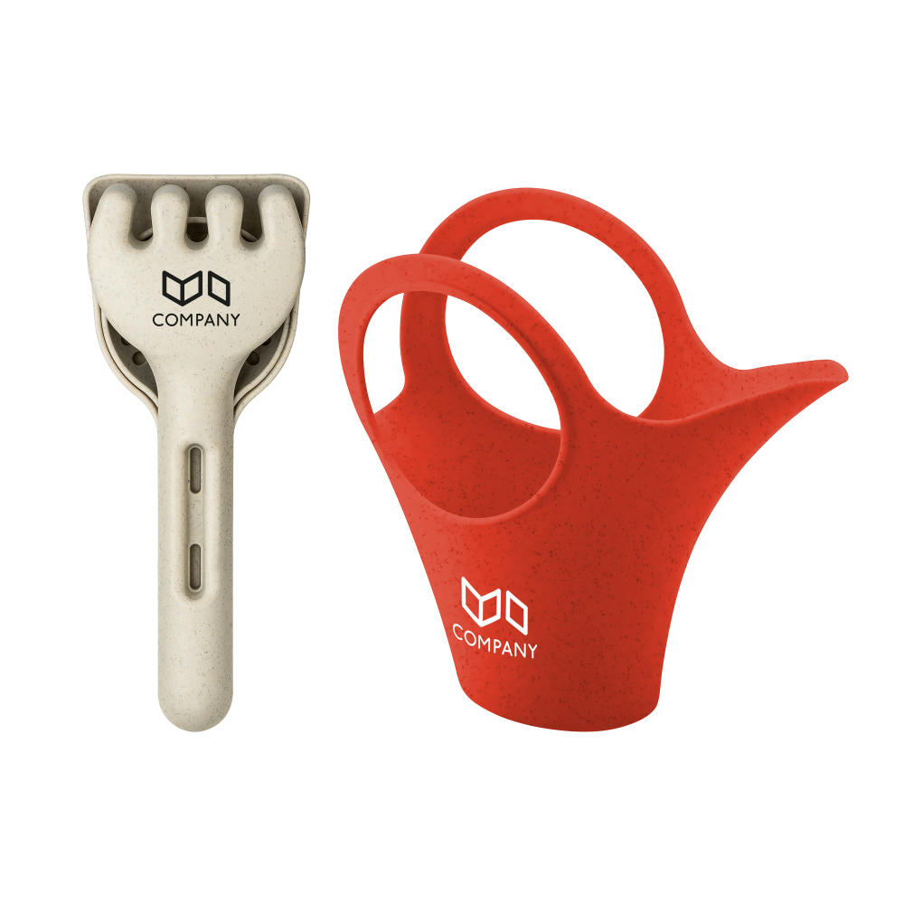 Product image Koziol KLIKK SAND READY GARDEN Sandwerkzeug Set 3-teilig + Gießkanne Werbeartikel