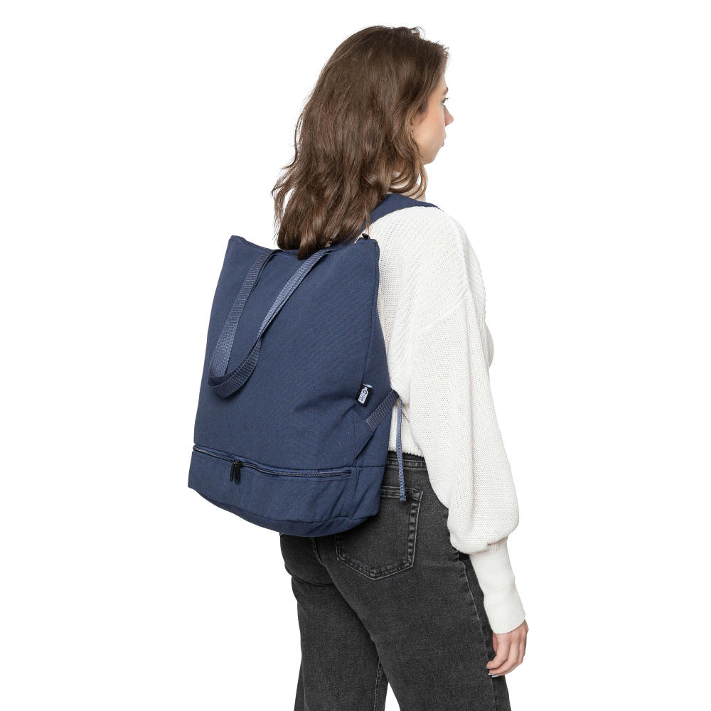 Recyceltes Poly-Baumwollgewebe (330 g/m2) Rucksack Osric Werbeartikel