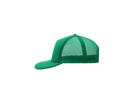 5 Panel Flat Peak Cap - 5 Panel Mesh Cap mit flachem Schild Werbeartikel