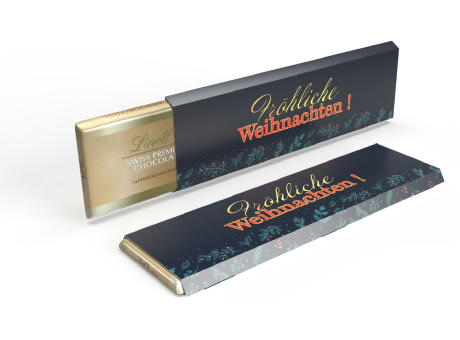 Lindt Alpenvollmilch Extra Tafel im Werbeschuber Werbeartikel