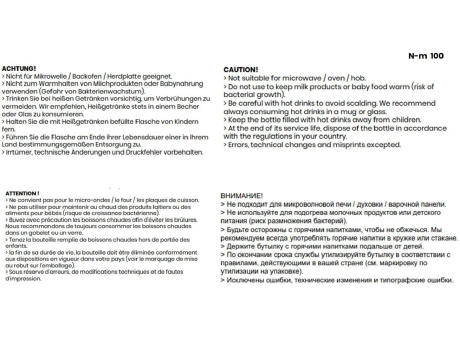 FOCUS Handpolierte Edelstahl- Vakuumflasche 685 ml Werbeartikel