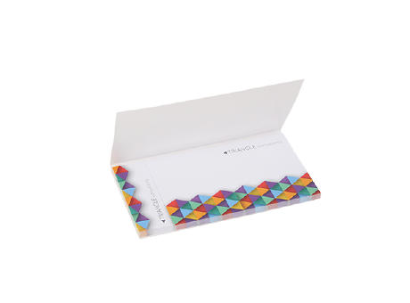 Product image Haftnotizen in Umschlag 2 in 1 135x75 mm 50 Blatt Werbeartikel