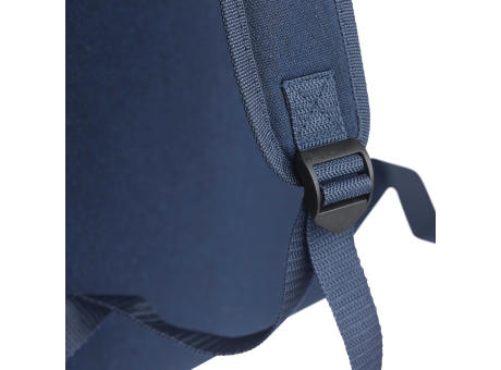 Rolltop-Rucksack Thaddeus aus recyceltem Poly-Baumwollgewebe (330 g/m2) bedrucken