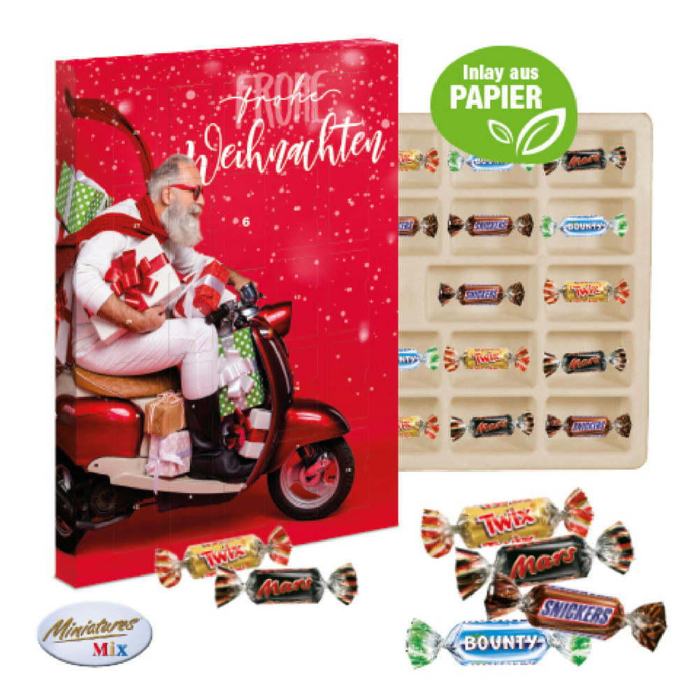 Adventskalender Mars® Miniatures® Mix Werbeartikel
