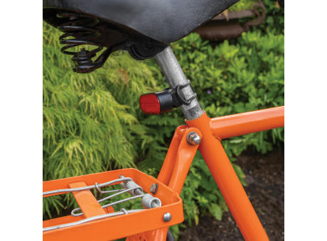 Lumino USB Fahrradlicht-Set aus RCS recyceltem Kunststoff Werbeartikel