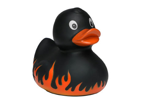 Product image Quietsche-Ente Flammen Werbeartikel