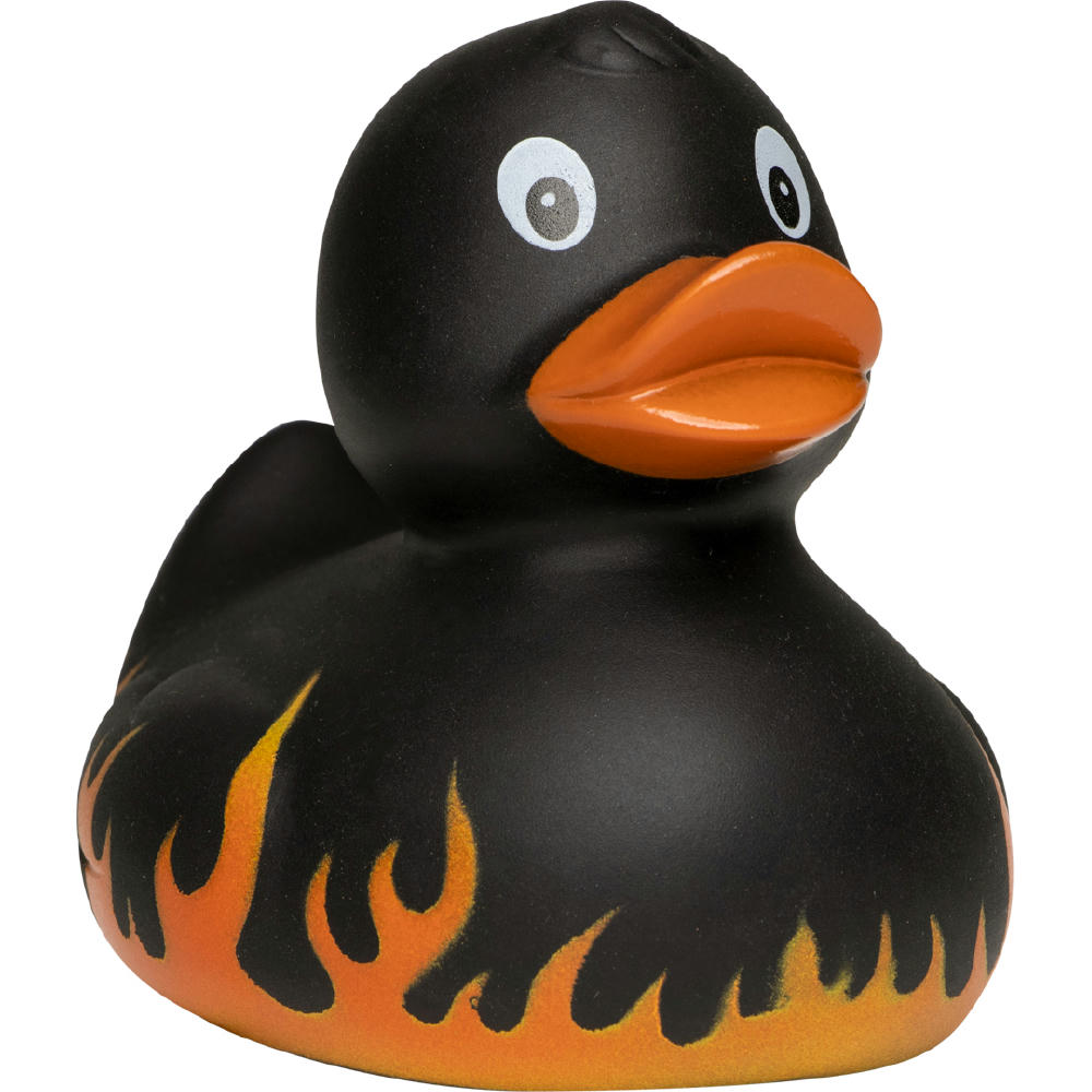 Product image Quietsche-Ente Flammen Werbeartikel