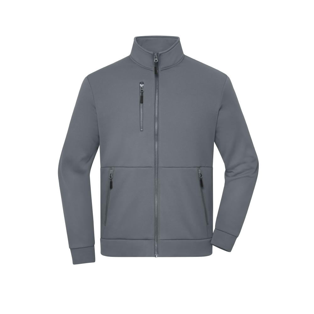Workwear Fleece Jacket - Elastische Fleecejacke mit Stehkragen Werbeartikel