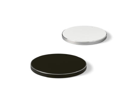 JOULE. Chnelles 10W wireless Ladegerät aus Aluminium und ABS bedrucken