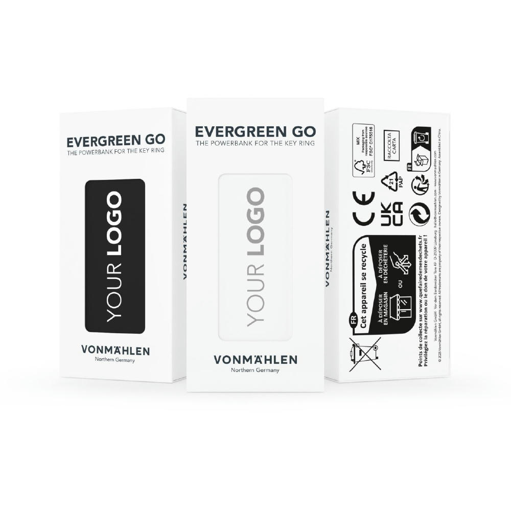Evergreen Go -  Individuelle Pantone - Inklusive FSC-zertifizierter Pappverpackung im Standarddesign Werbeartikel